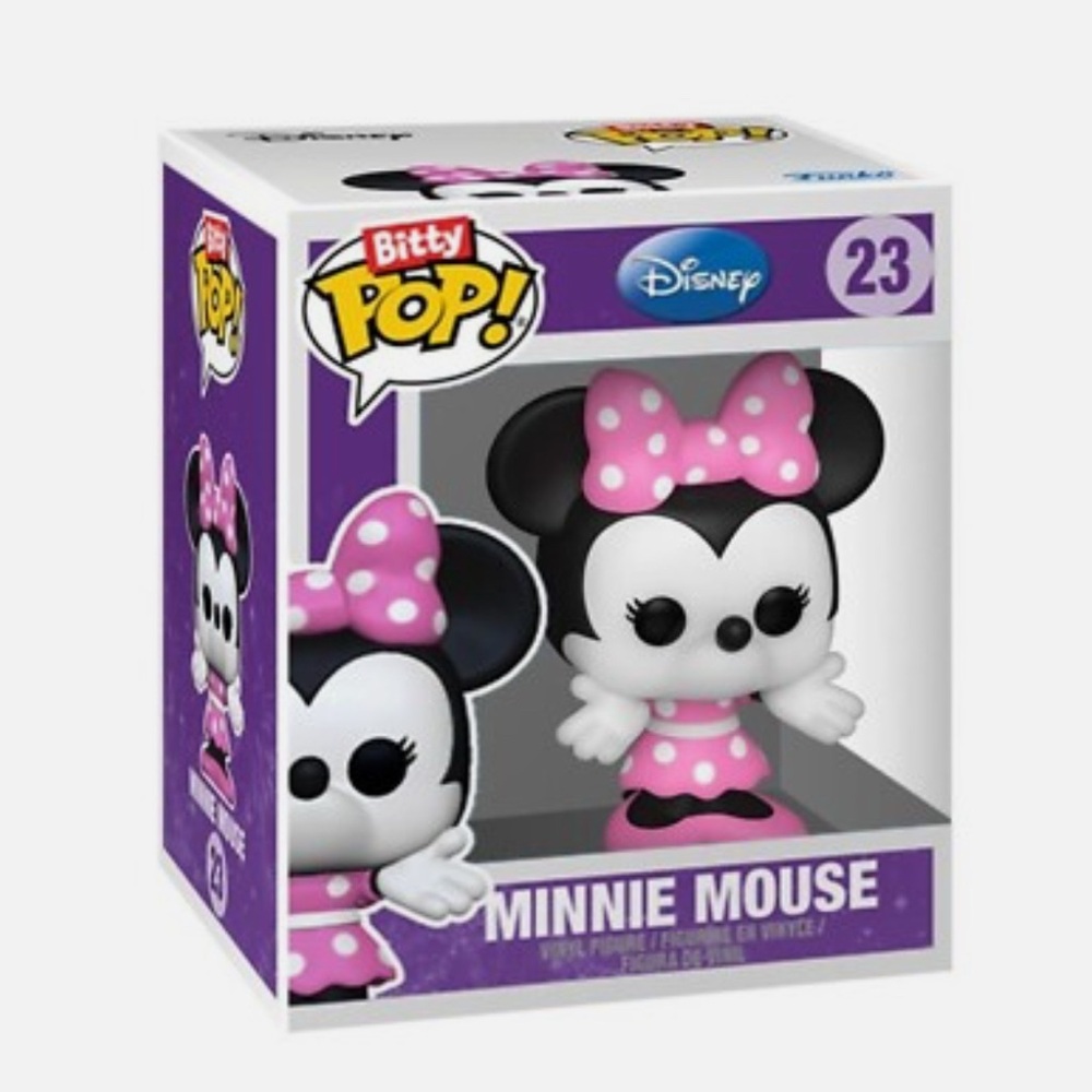 Funko Bitty Pop Disney Minnie Mouse in Pink Micro 1.9cm Figure